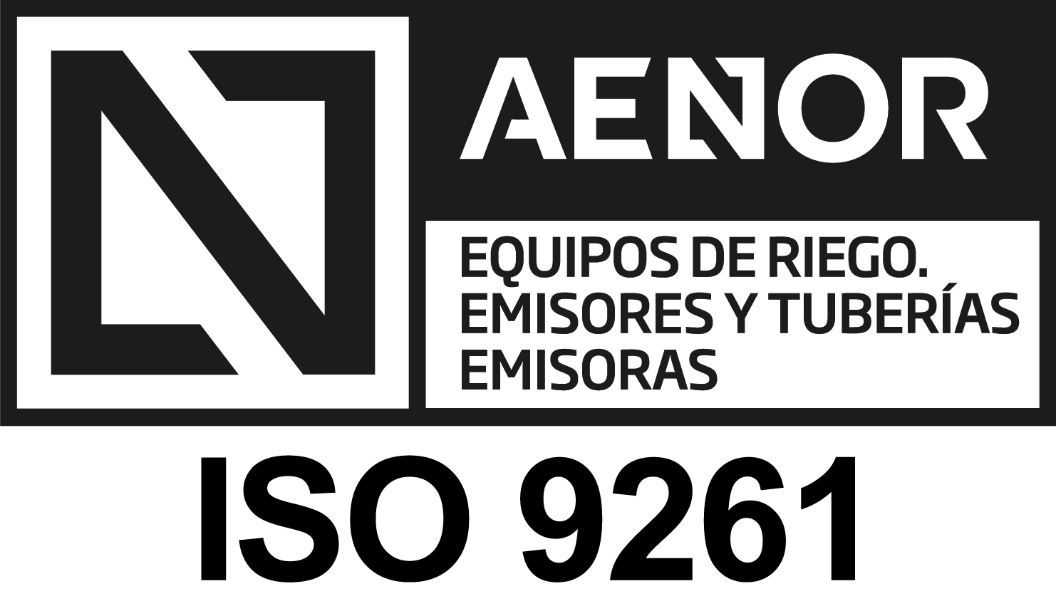 Certificação AENOR – produto certificado segundo a norma ISO 9261